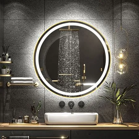 Alüminyum Alaşımlı Çerçeveli Akıllı Dokunmatik LED Aynalar